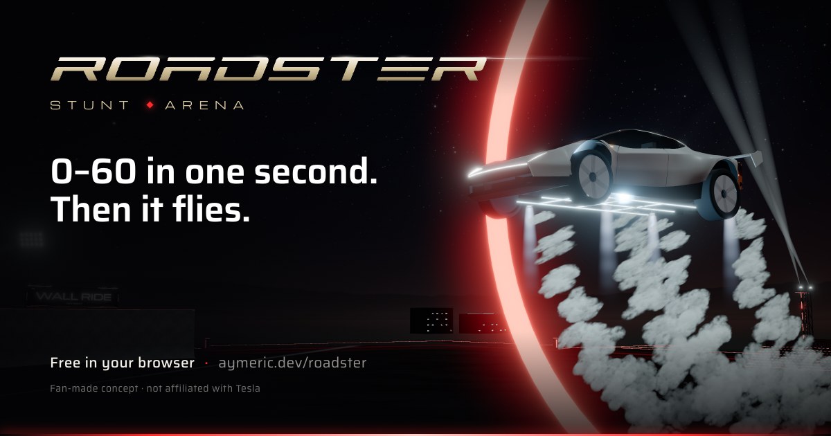 Screenshot of Roadster Stunt Arena